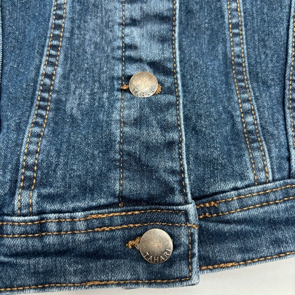 Tahari Blue Jean Jacket - Picture 5 of 10